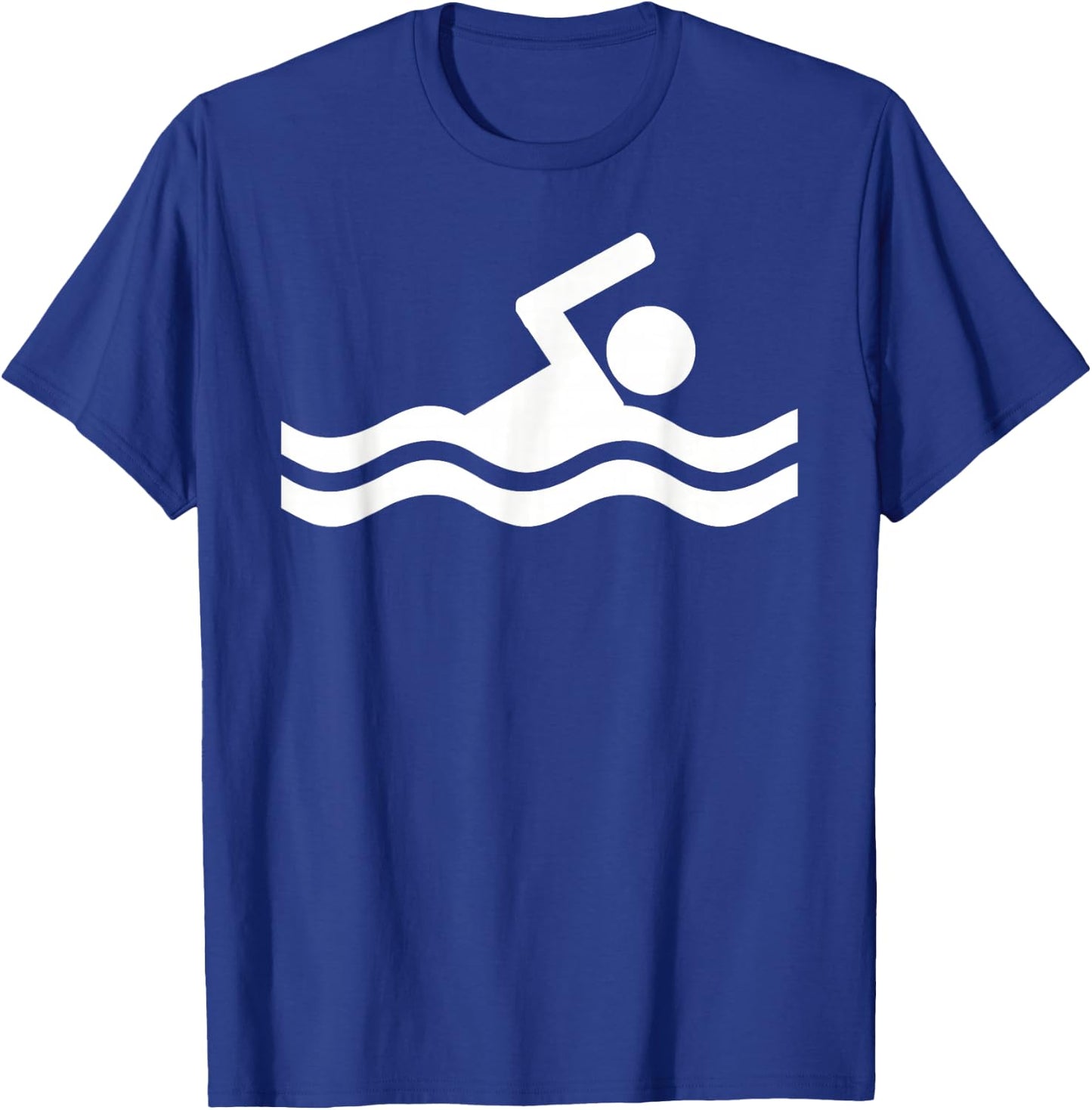 Swimming Logo T-Shirt - T-Shirt | Royal