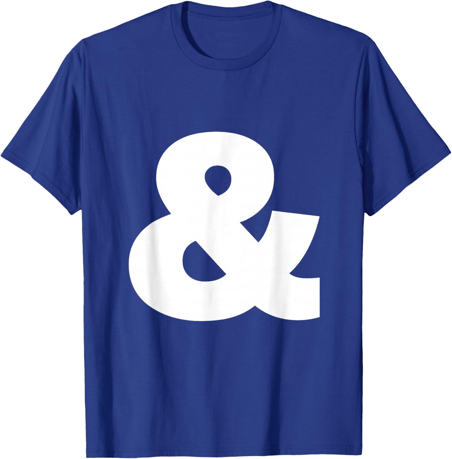And sign & ampersand symbol, alphabet Initial shirt T-Shirt - T-Shirt | Royal