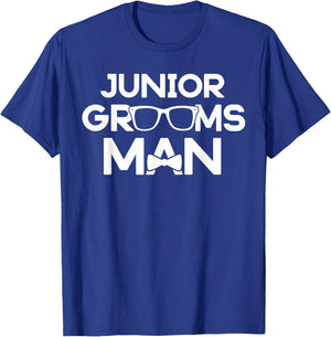 Junior Groomsman Wedding Party Kids Gift T-Shirt - T-Shirt | Royal