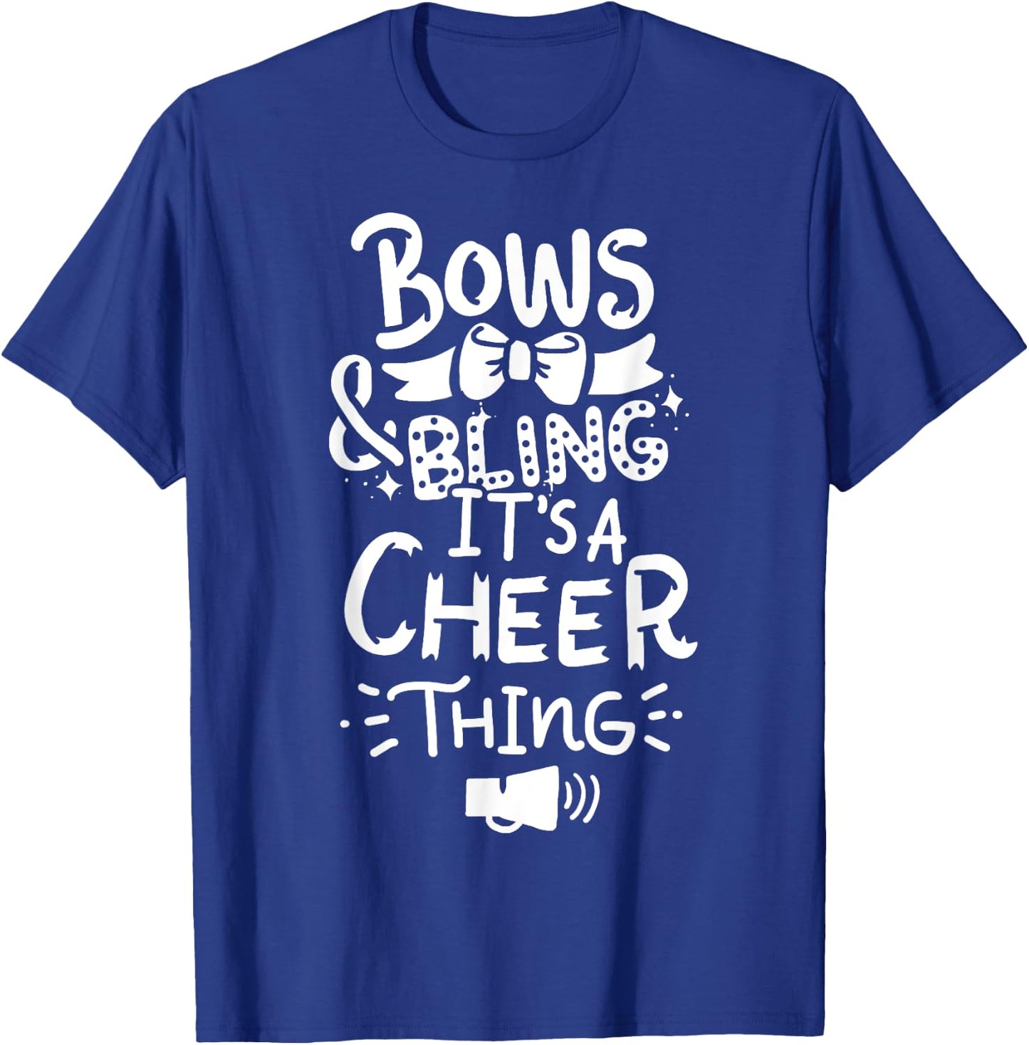 Cheerleading Cheerleader Football Gift T-Shirt - T-Shirt | Royal