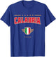 Calabria Italy T Shirt - Calabrian Italian Jersey T-Shirt - T-Shirt | Royal