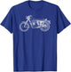 Vintage Motorcycle Motor Bike Sketch T-Shirt - T-Shirt | Royal