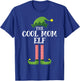 Cool Mom Elf Matching Family Group Christmas Party Pyjamas T-Shirt - T-Shirt | Royal