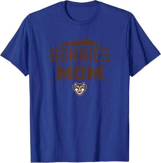 St. Bonaventure University Bonnies Mom T-Shirt - T-Shirt | Royal