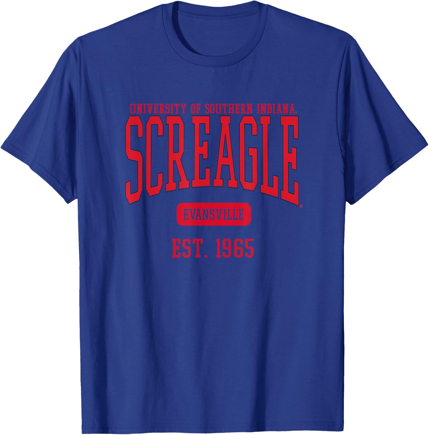 University of Southern Indiana USI Eagles Est. Date T-Shirt - T-Shirt | Royal