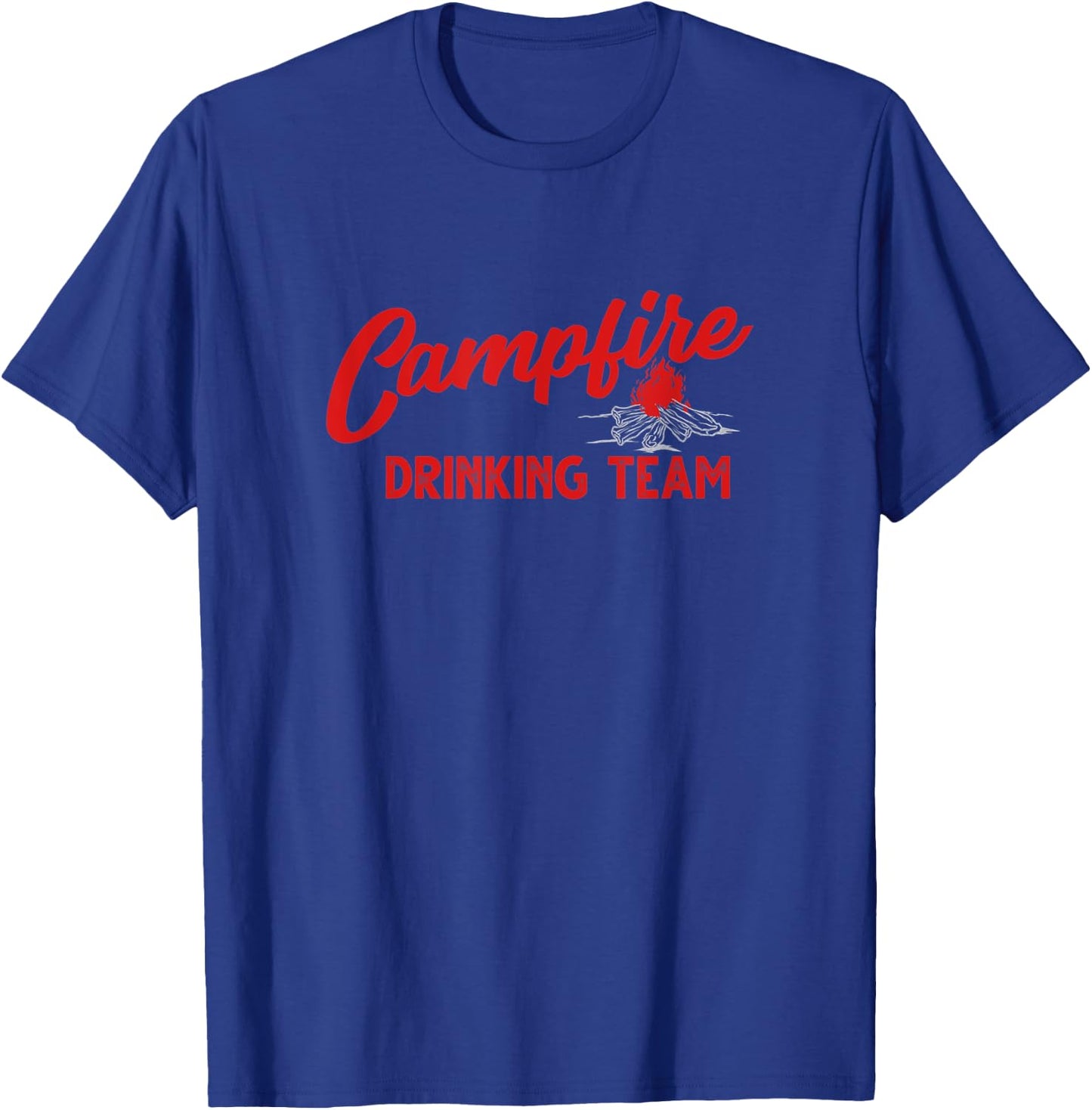 Campfire Drinking Team T-Shirt - T-Shirt | Royal