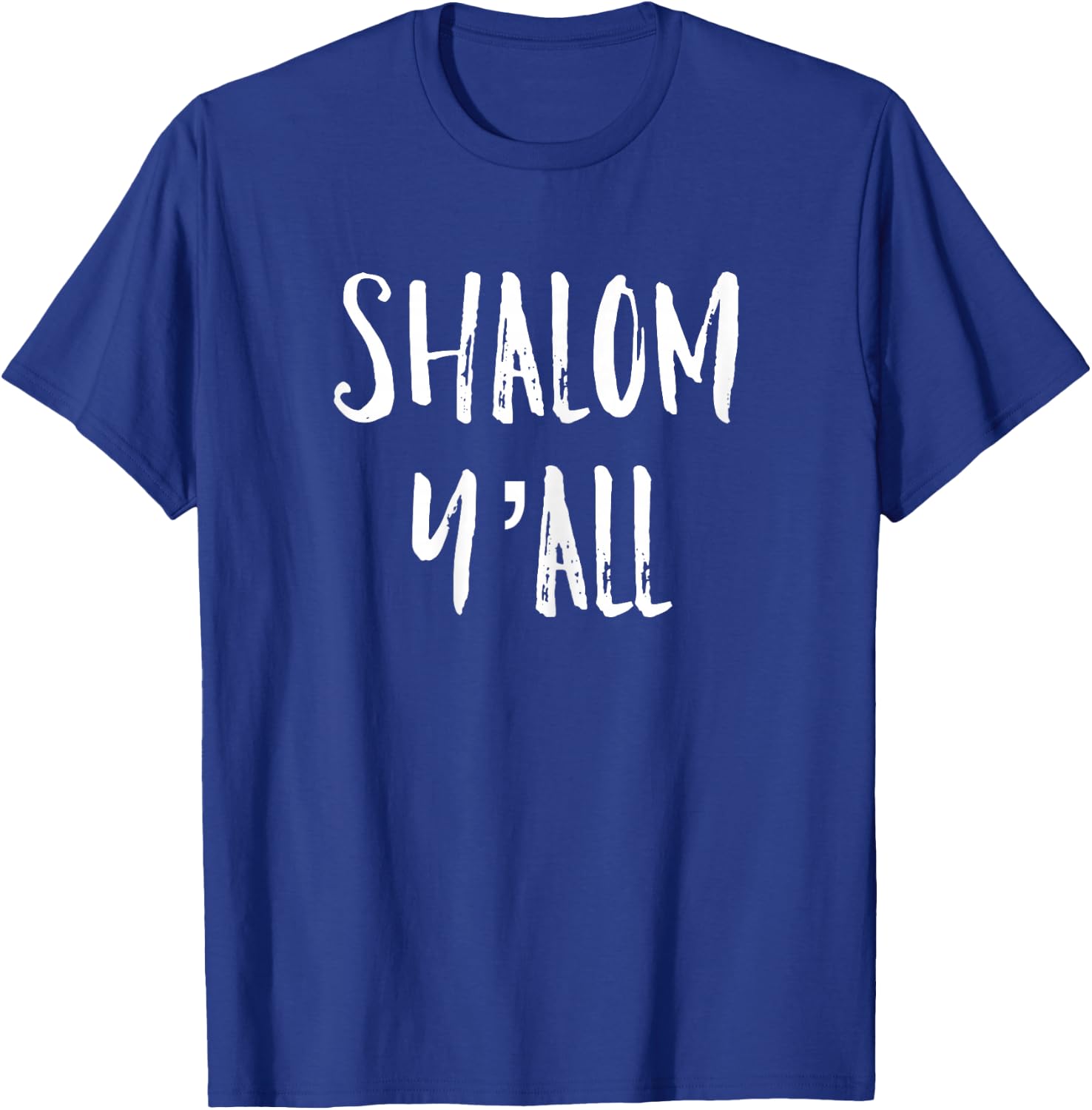 Women Shalom Ya'll Funny Jewish Hebrew Peace T-Shirt - T-Shirt | Royal