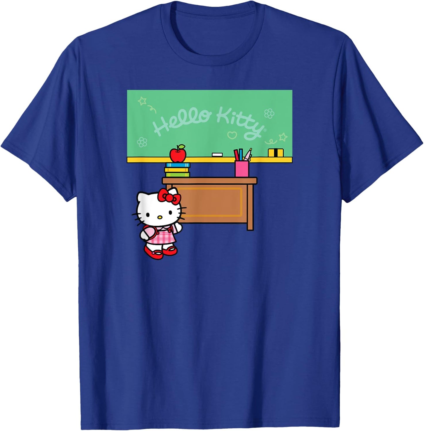 Hello Kitty Classroom Teacher School Men Women Girls Kids T-Shirt - T-Shirt | Royal