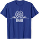 Thao Spiral Family Scroll Hmong Design T-Shirt - T-Shirt | Royal