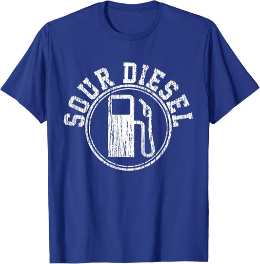 Cannabis - Sour Diesel Weed Funny Stoner Gift T-Shirt - T-Shirt | Royal