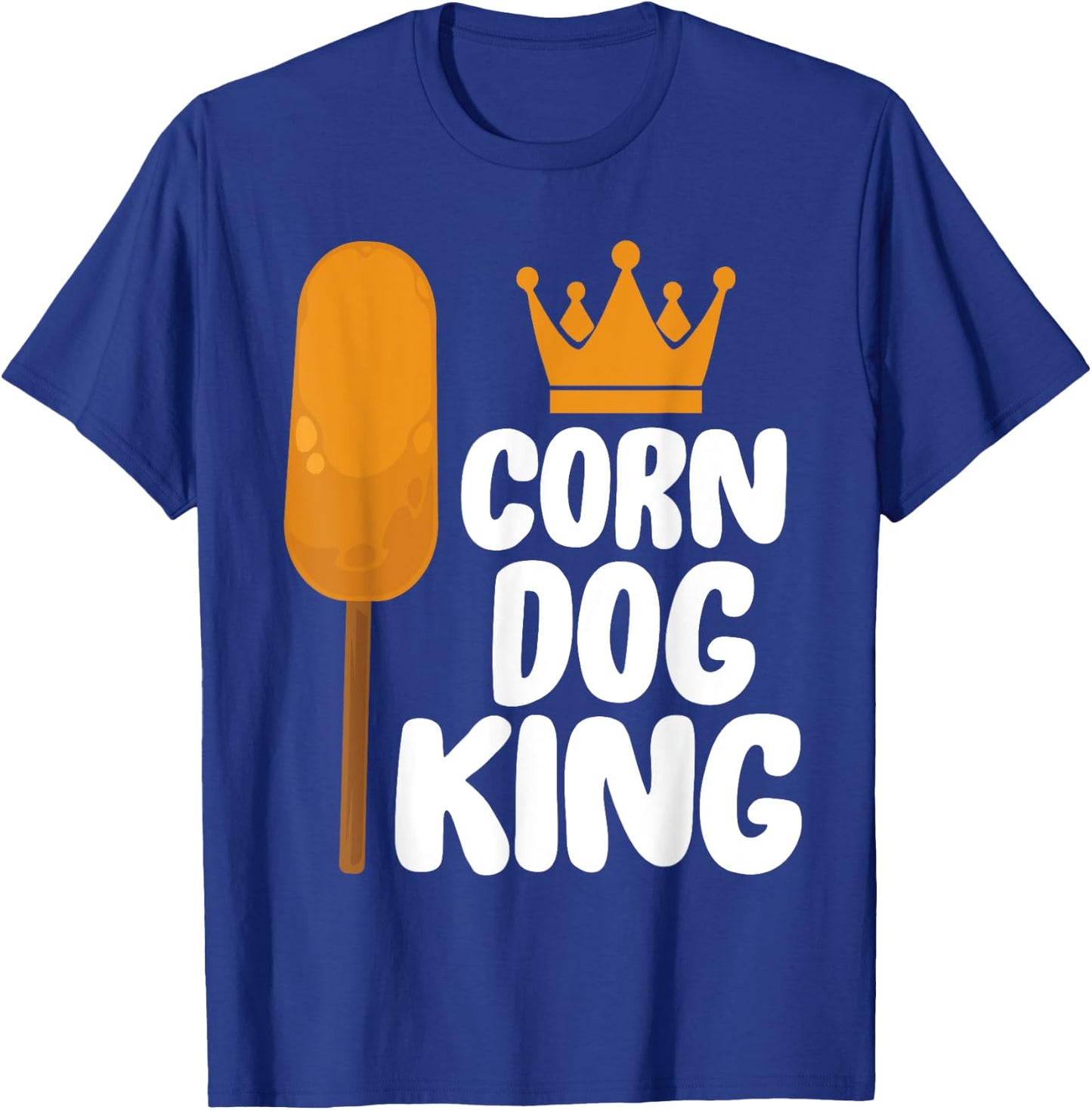 Corndog Costume Corn Dog King Women Kids T-Shirt - T-Shirt | Royal
