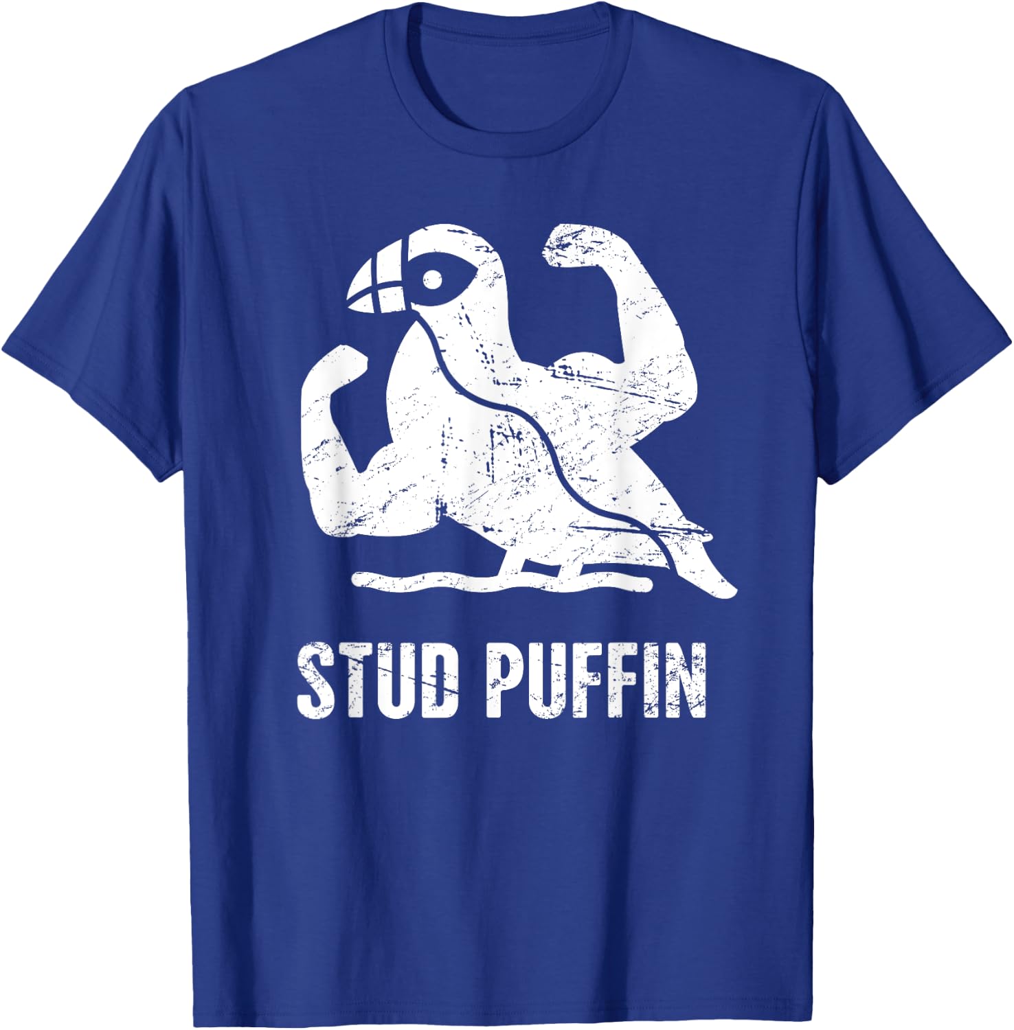 Funny Stud Puffin T-Shirt - T-Shirt | Royal