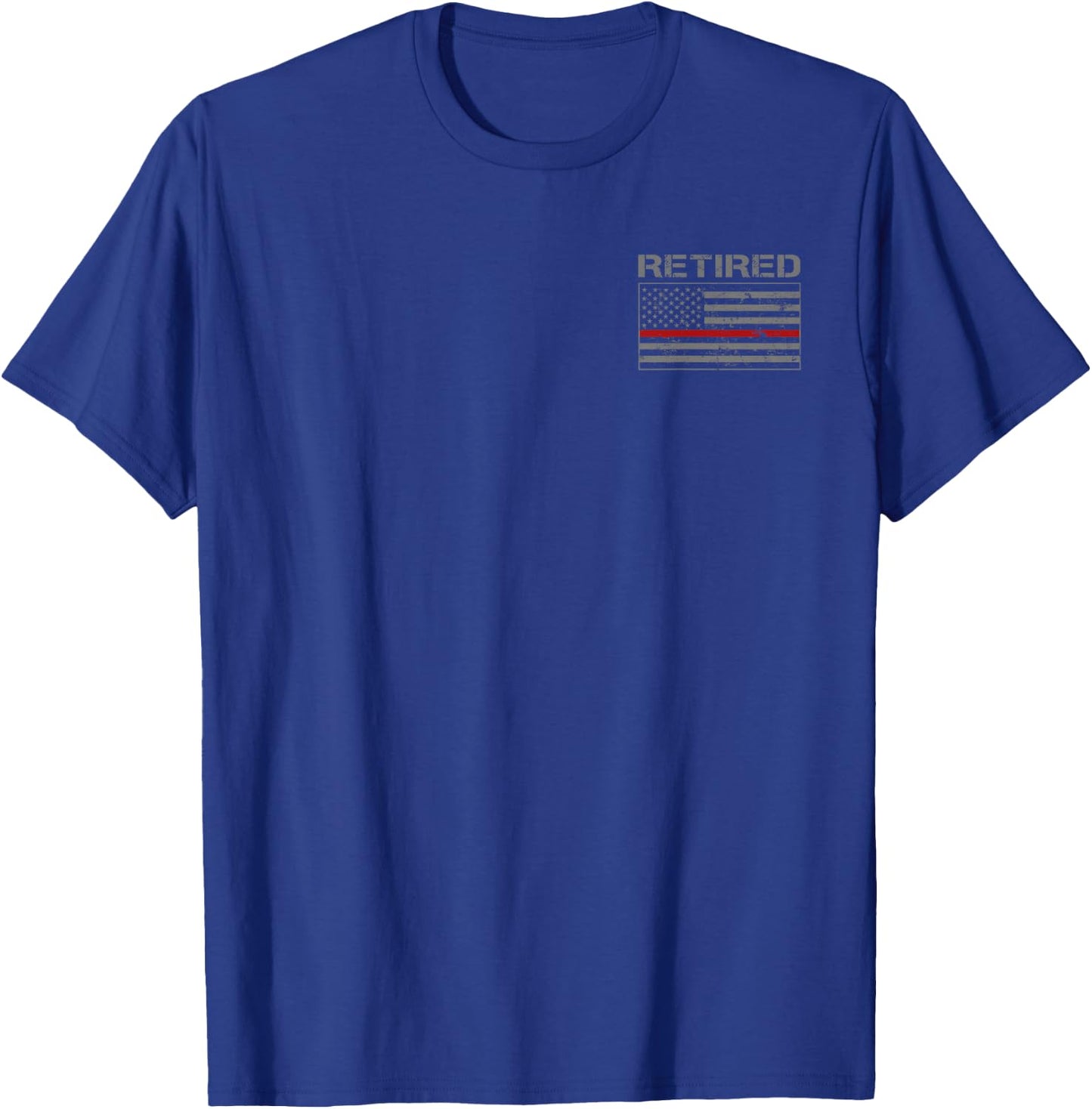 Retired Firefighter Gifts Firefighter Retirement Gifts T-Shirt - T-Shirt | Royal