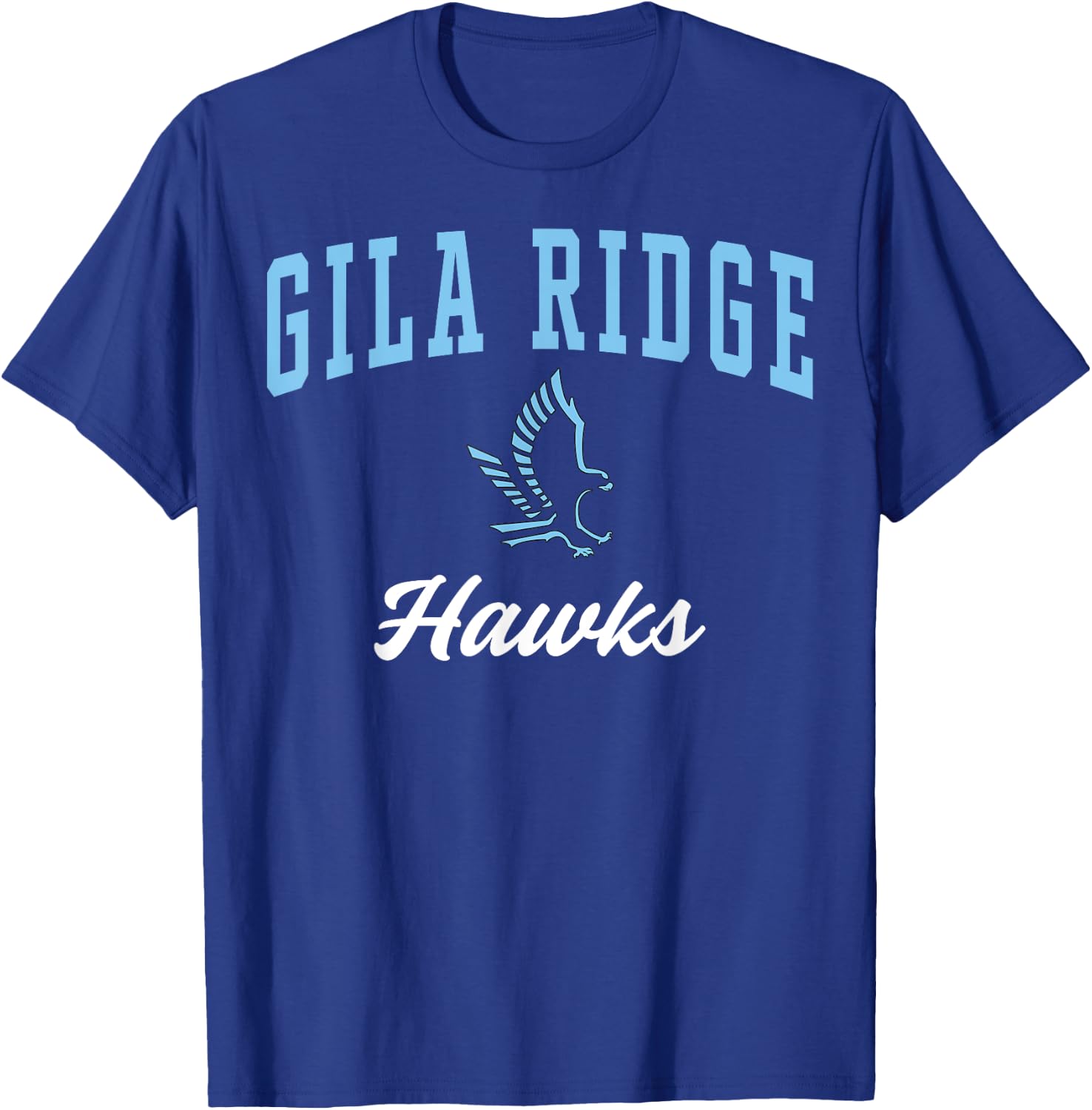 Gila Ridge High School Hawks C3 T-Shirt - T-Shirt | Royal