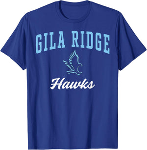 Gila Ridge High School Hawks C3 T-Shirt - T-Shirt | Royal