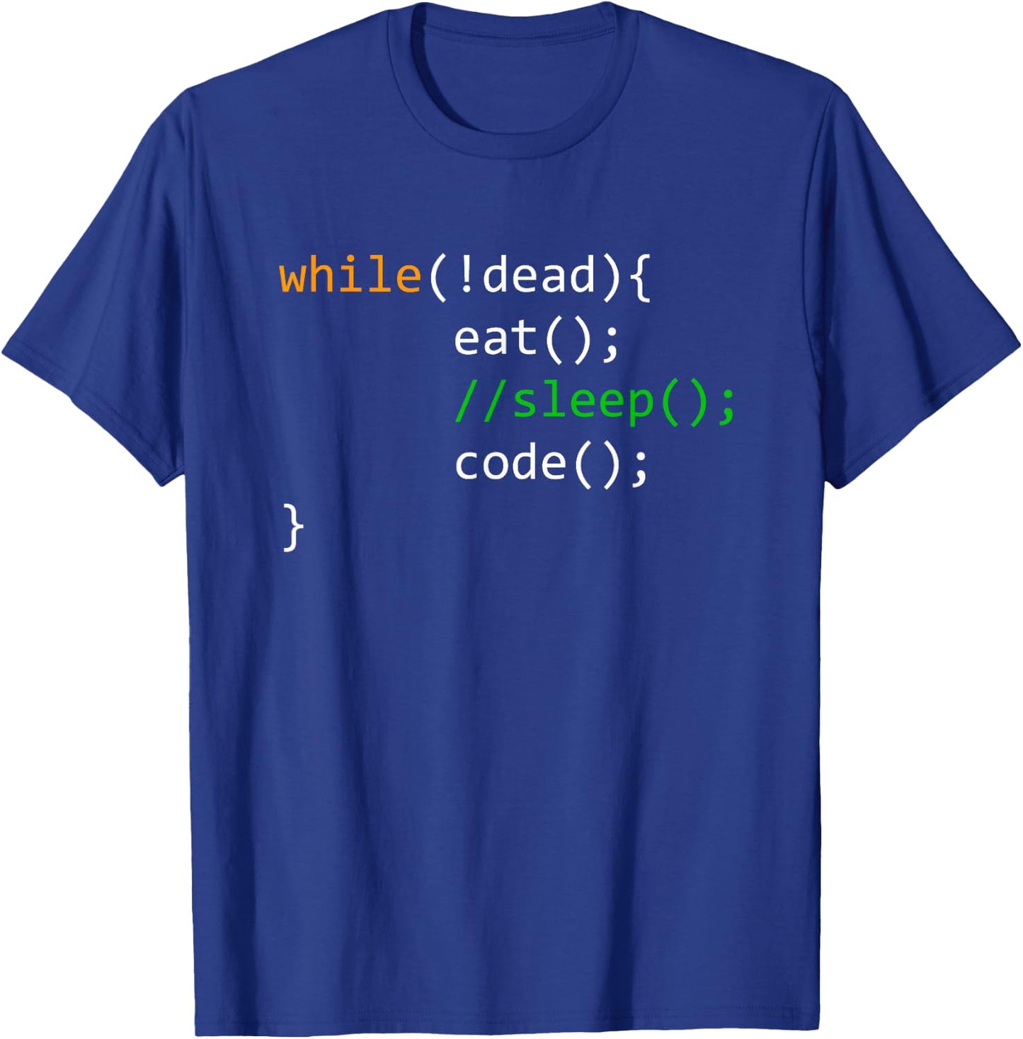Programmer Eat Sleep Code T-Shirt - T-Shirt | Royal
