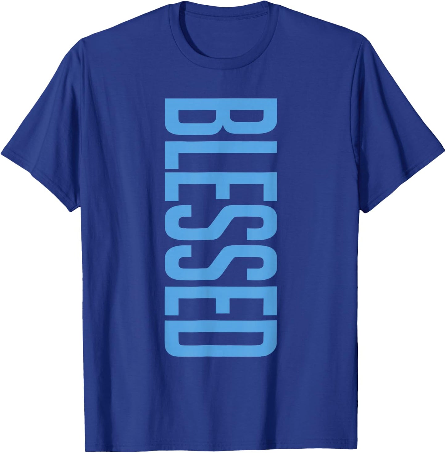 University Blue Black White Match T-Shirt - T-Shirt | Royal