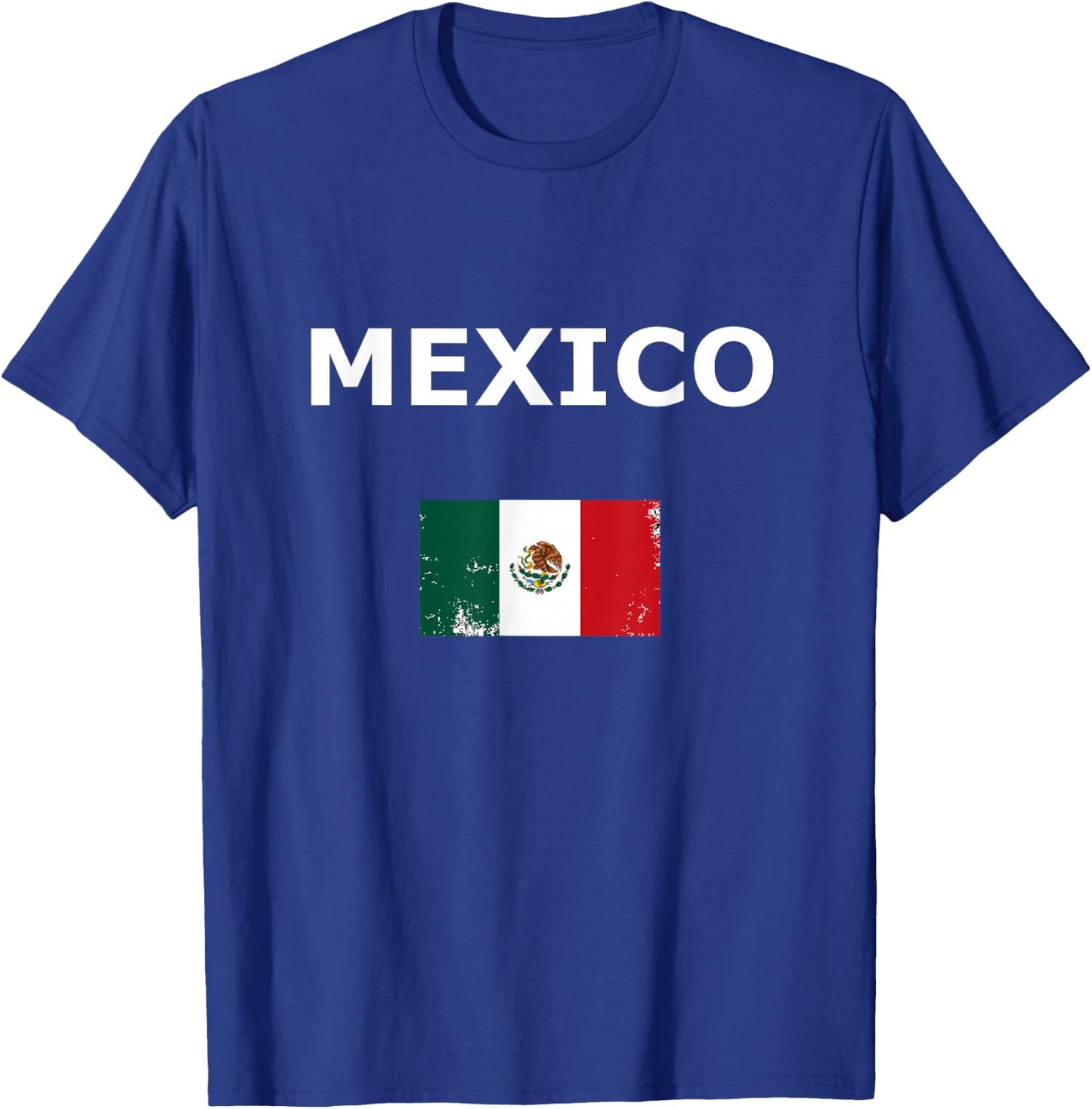 Mexico Flag and Mexican T-Shirt - T-Shirt | Royal