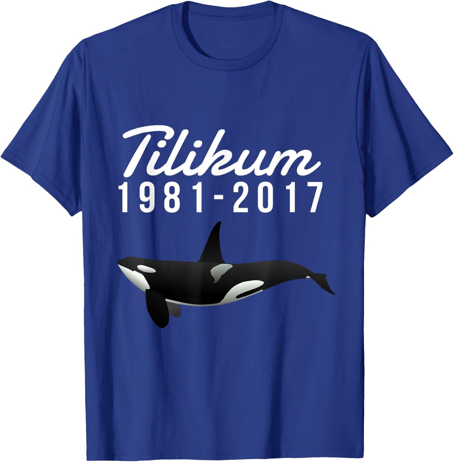 Free Tilikum Save the Orca Killer Whale T-Shirt - T-Shirt | Royal