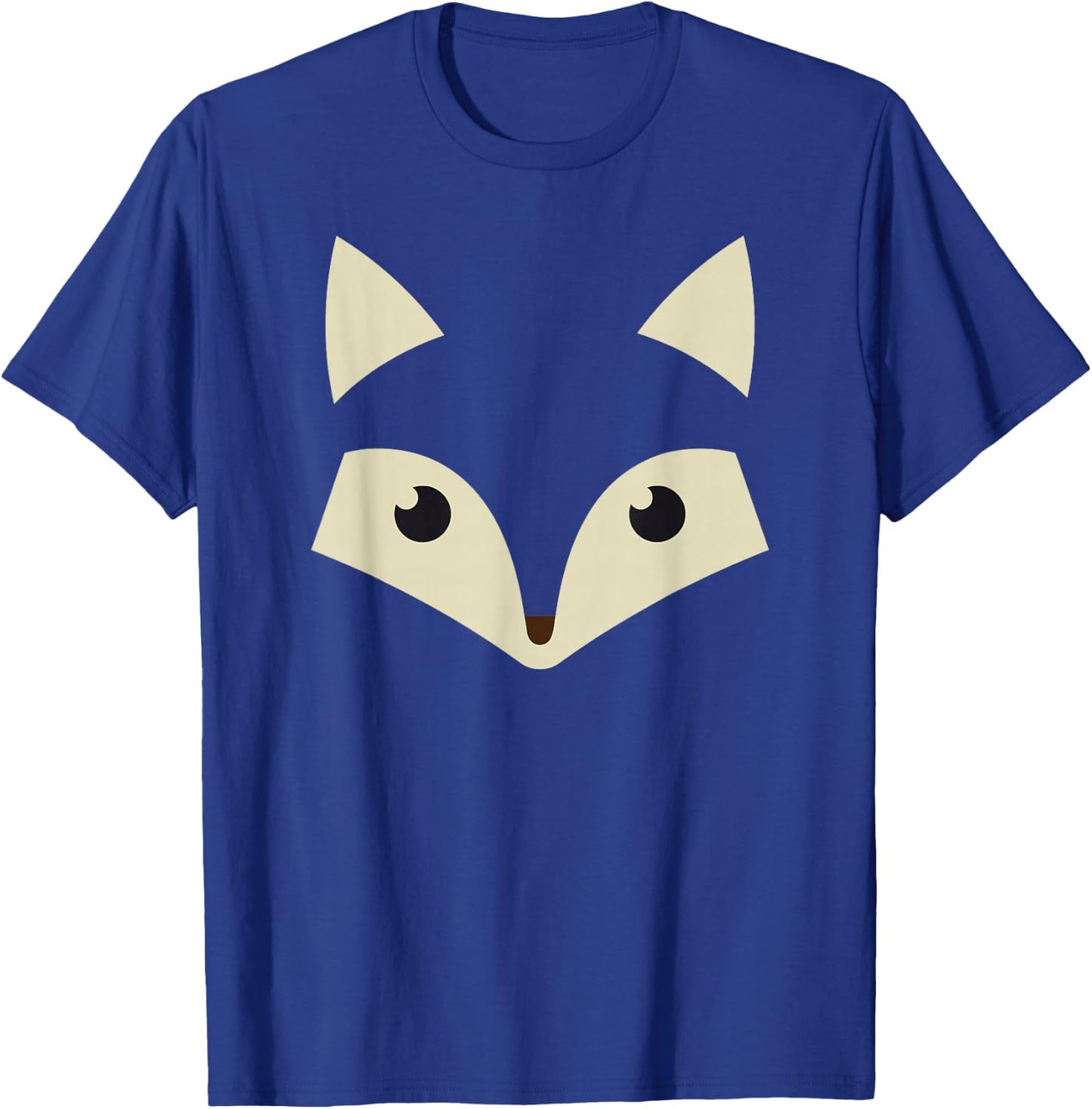 Cute Fox Face Awesome Halloween Costume Gift Shirt T-Shirt - T-Shirt | Royal