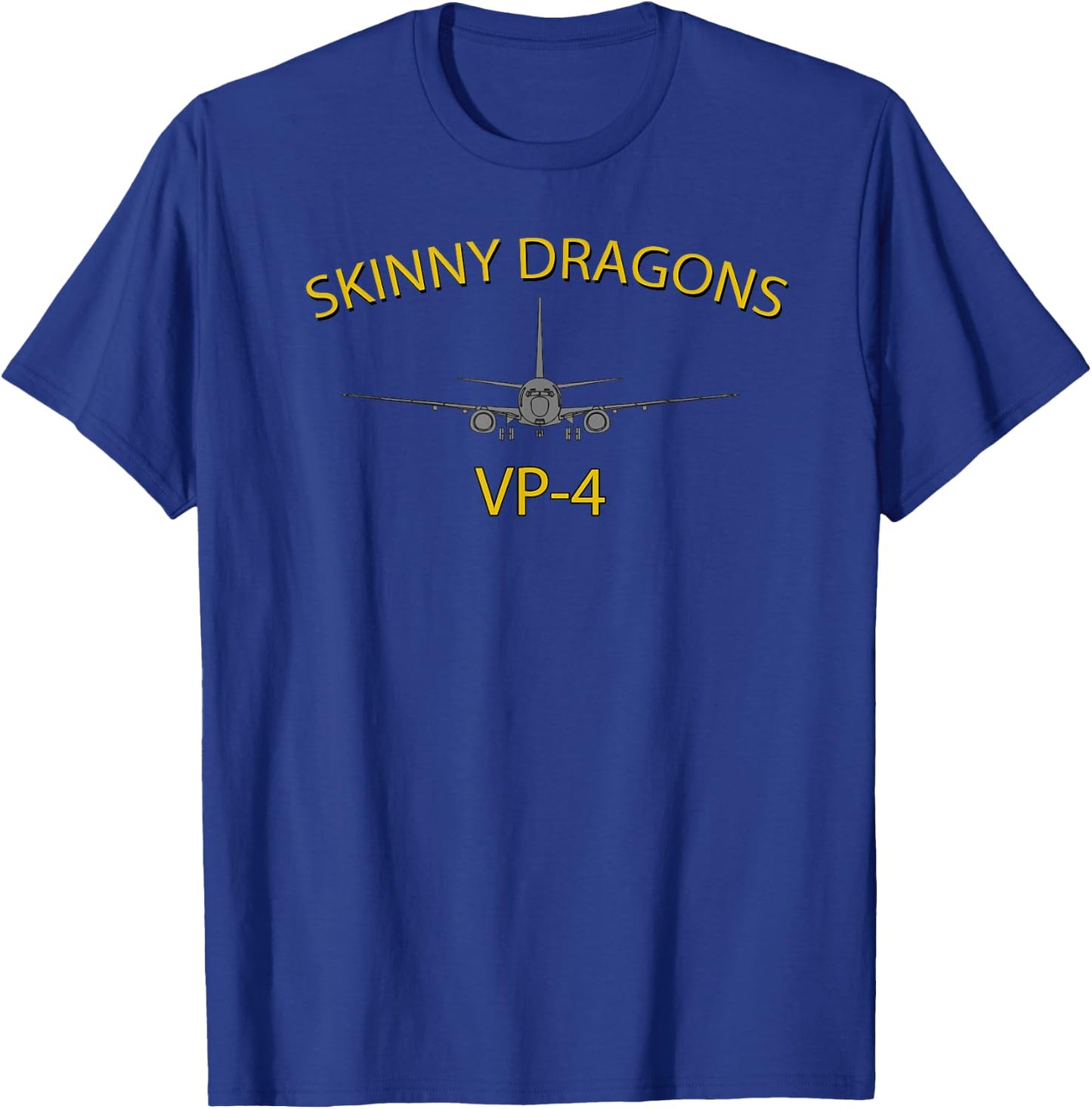 VP-4 "Skinny Dragons" P-8 Poseidon Patrol Squadron T-Shirt - T-Shirt | Royal