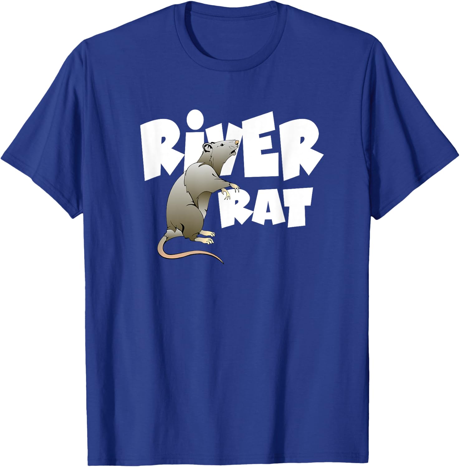River Rafting Tubbing River Rat T-Shirt - T-Shirt | Royal
