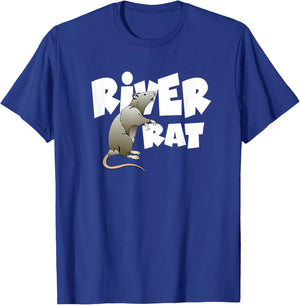 River Rafting Tubbing River Rat T-Shirt - T-Shirt | Royal