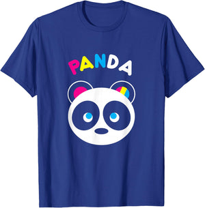 Funny Panda Shirt, LGBTQ Pansexual Pride Gift T-Shirt - T-Shirt | Royal