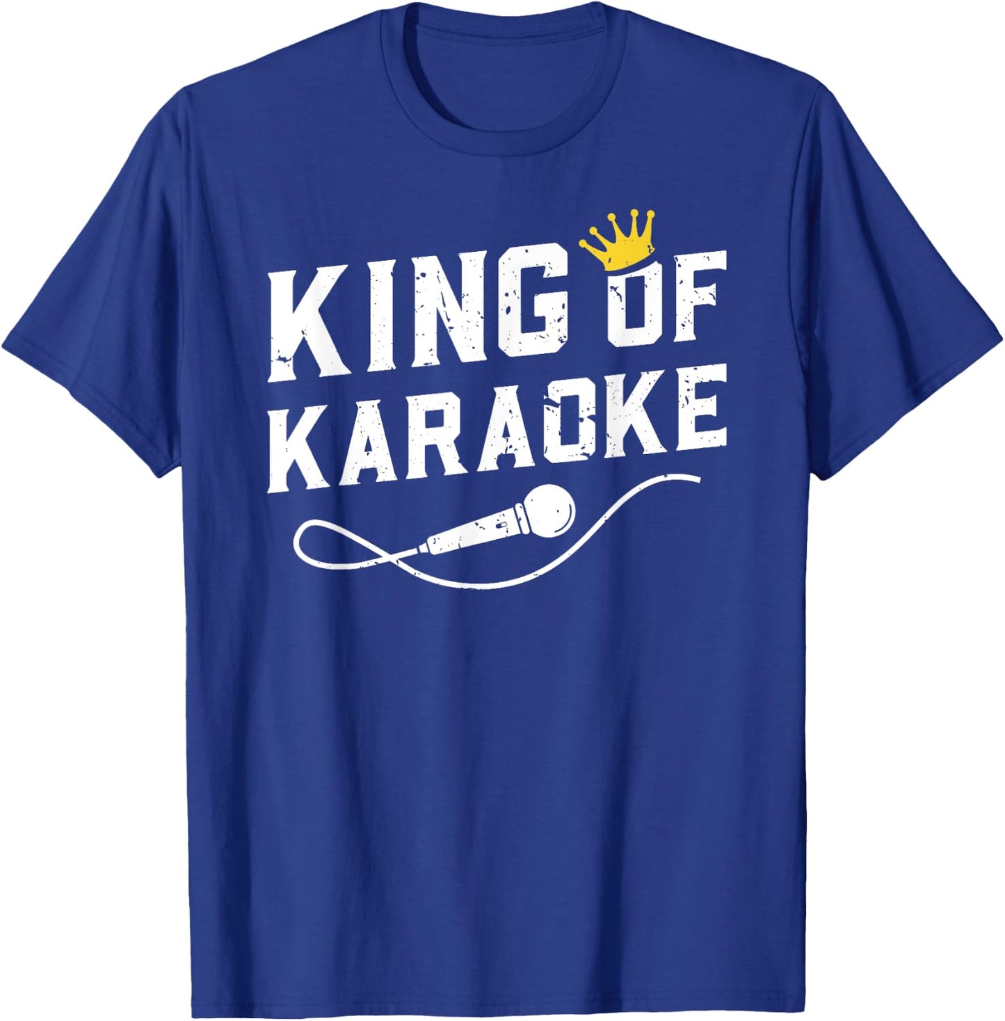King Of Karaoke Funny Singing Singer Gift T-Shirt - T-Shirt | Royal