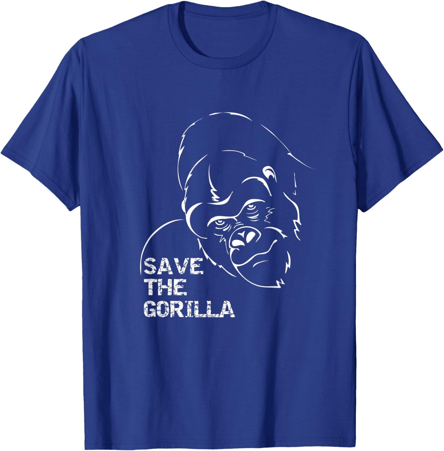 Save The Gorilla Conservation T-Shirt - T-Shirt | Royal