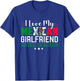 I Love My Mexican Girlfriend Sarcastic Mexico T-Shirt - T-Shirt | Royal
