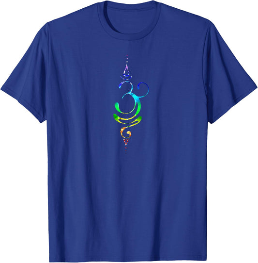 Breathe Symbol Chakra T-Shirt - T-Shirt | Royal