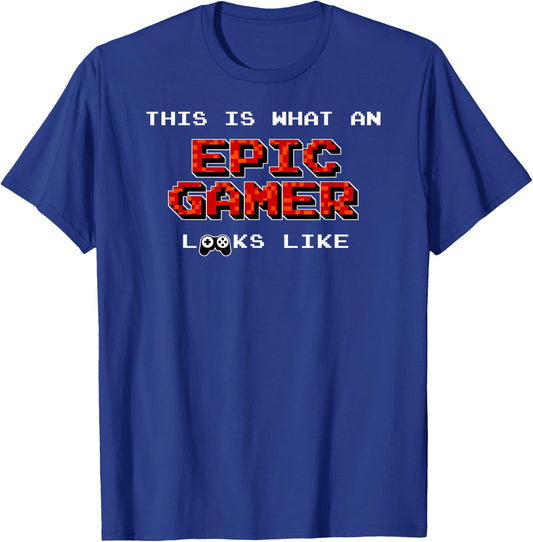 Gamer Gamer - Video Gaming Nerd Video Games T-Shirt - T-Shirt | Royal