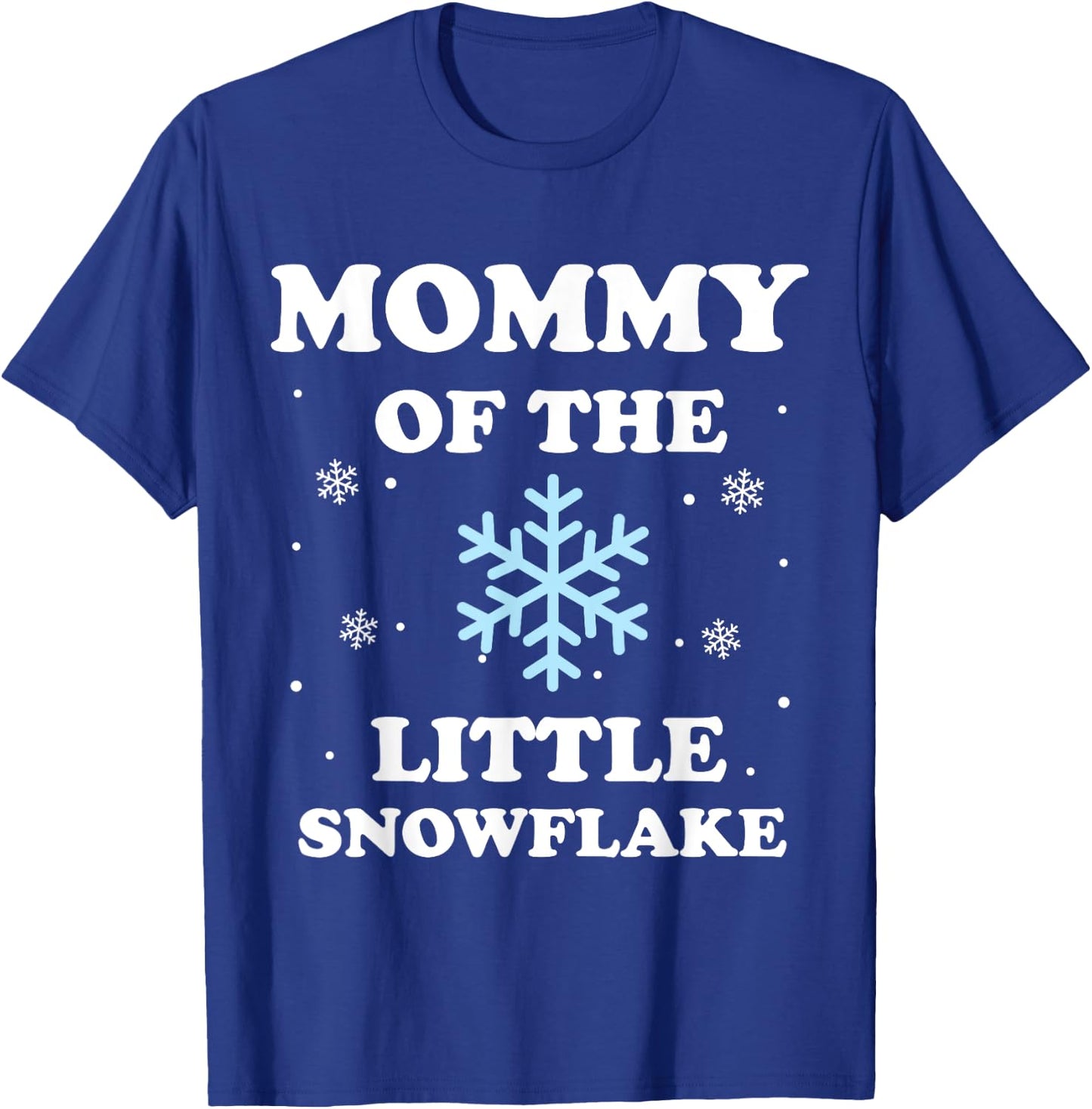 Mommy of the Little Snowflake Christmas Baby Shower Boy T-Shirt - T-Shirt | Royal