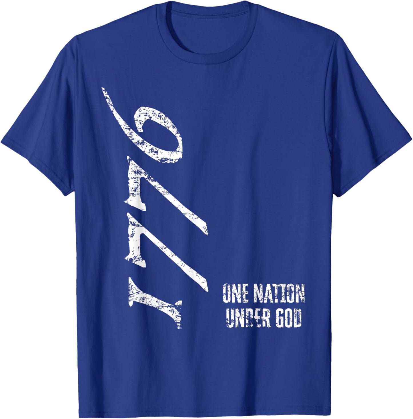 4th of July 1776 One Nation Under God Patriotic American T-Shirt - T-Shirt | Royal