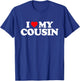 I Love Heart My COUSIN T-Shirt - T-Shirt | Royal