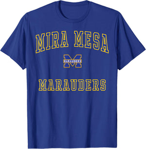 Mira Mesa High School Marauders C1 T-Shirt - T-Shirt | Royal