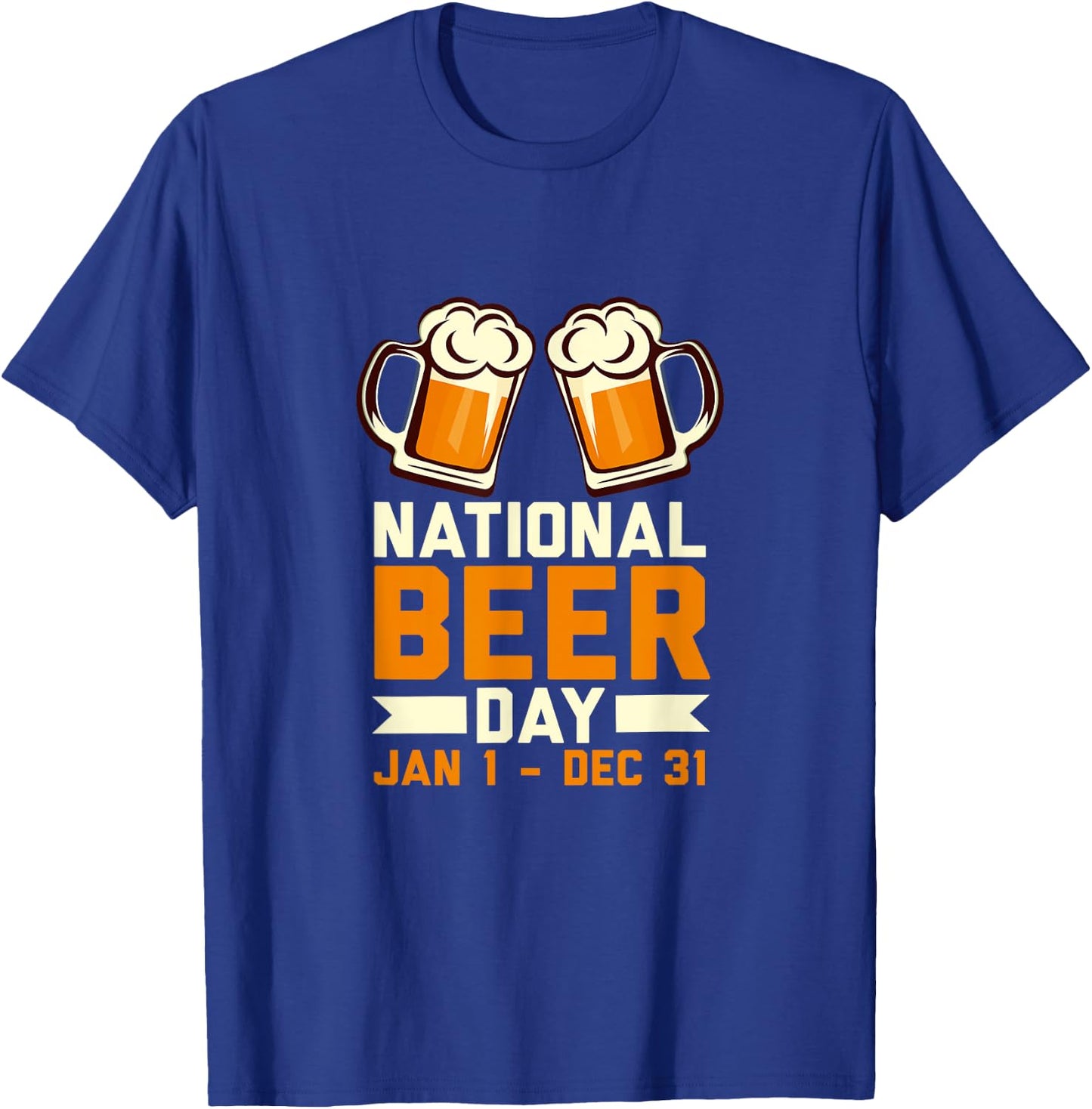Funny National Beer Day Craft Beer Lover Day Drinking Gift T-Shirt - T-Shirt | Royal