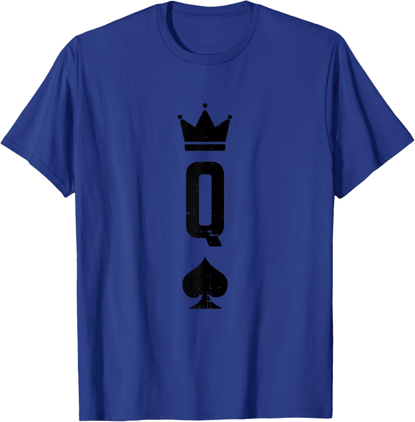 Queen Of Spades Card Matching Halloween Costume For Couples T-Shirt - T-Shirt | Royal