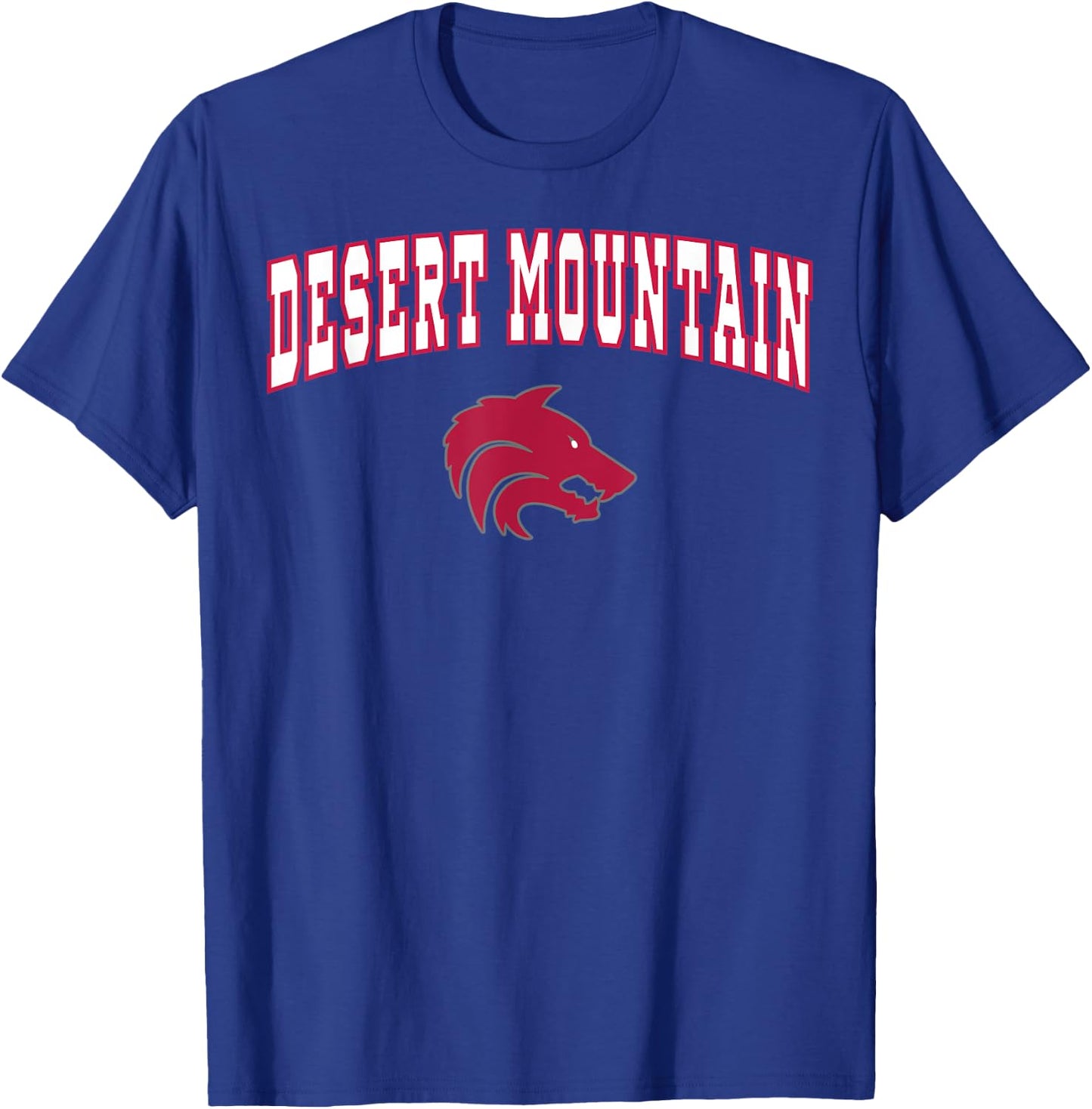 Desert Mountain High School Wolves C2 T-Shirt - T-Shirt | Royal