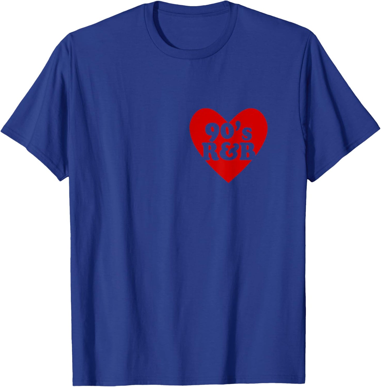 90's R&B Love Heart RnB Music T-Shirt - T-Shirt | Royal