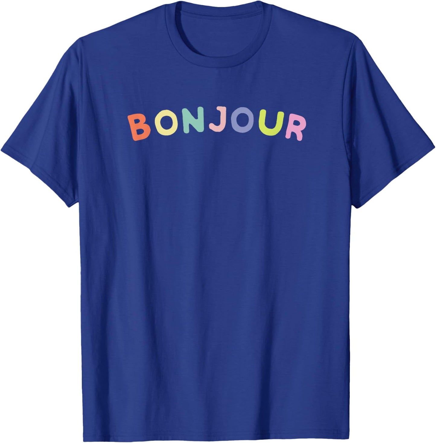 French Bonjour Gift , souvenir , women, kids T-Shirt - T-Shirt | Royal