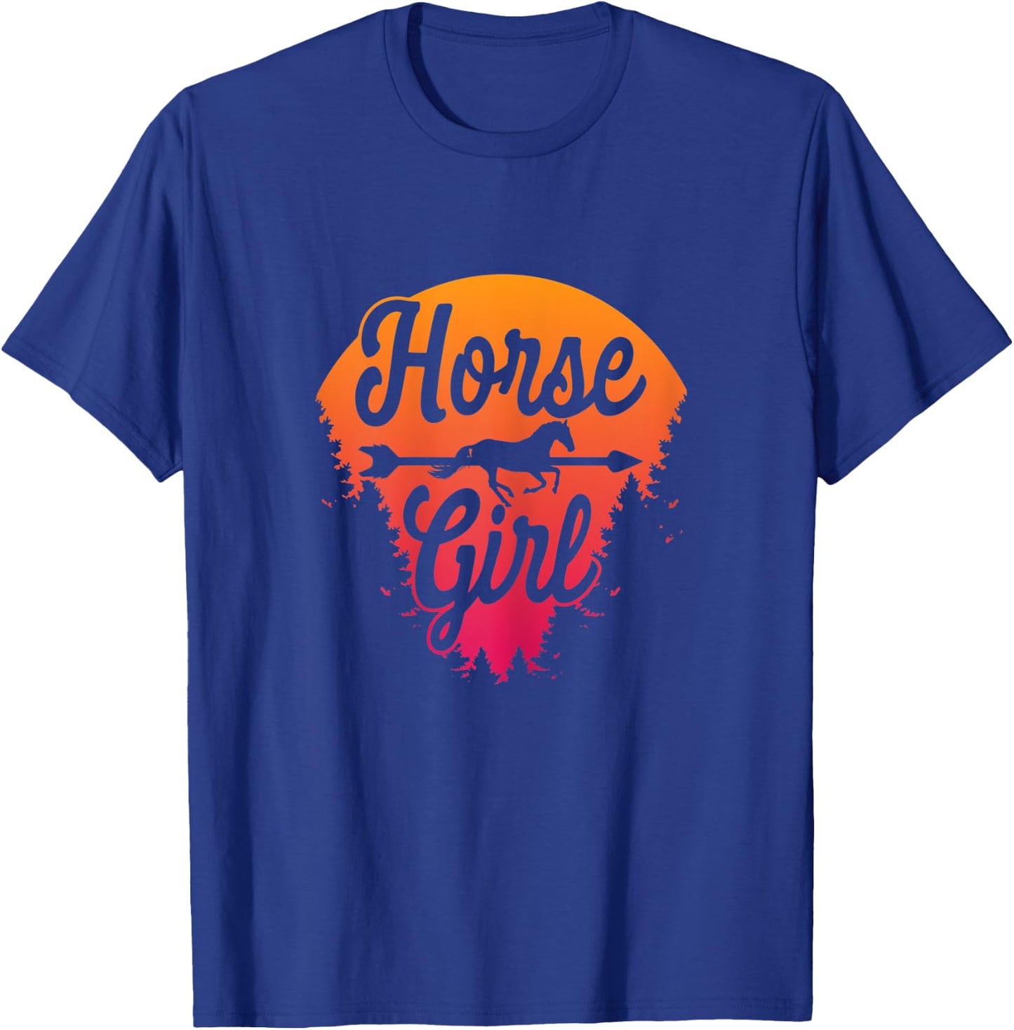 Cute horse shirt for teen girls T-Shirt - T-Shirt | Royal