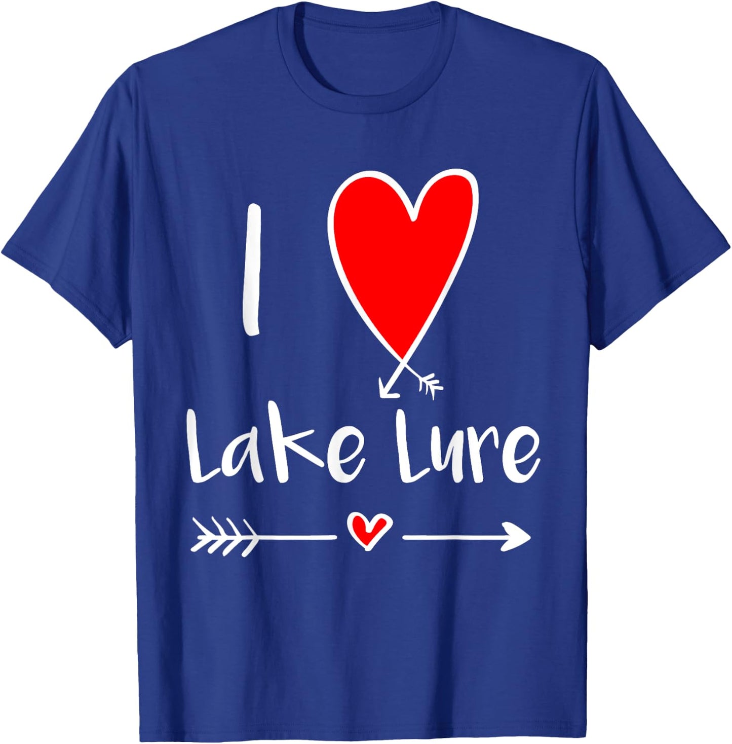 I Love Lake Lure, North Carolina Blue Ridge Mountains NC T-Shirt - T-Shirt | Royal