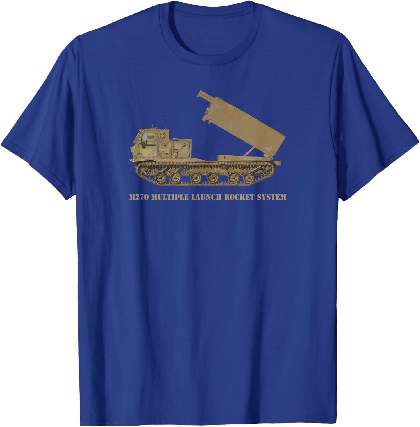 M270 Multiple Launch Rocket System Gift T-Shirt - T-Shirt | Royal
