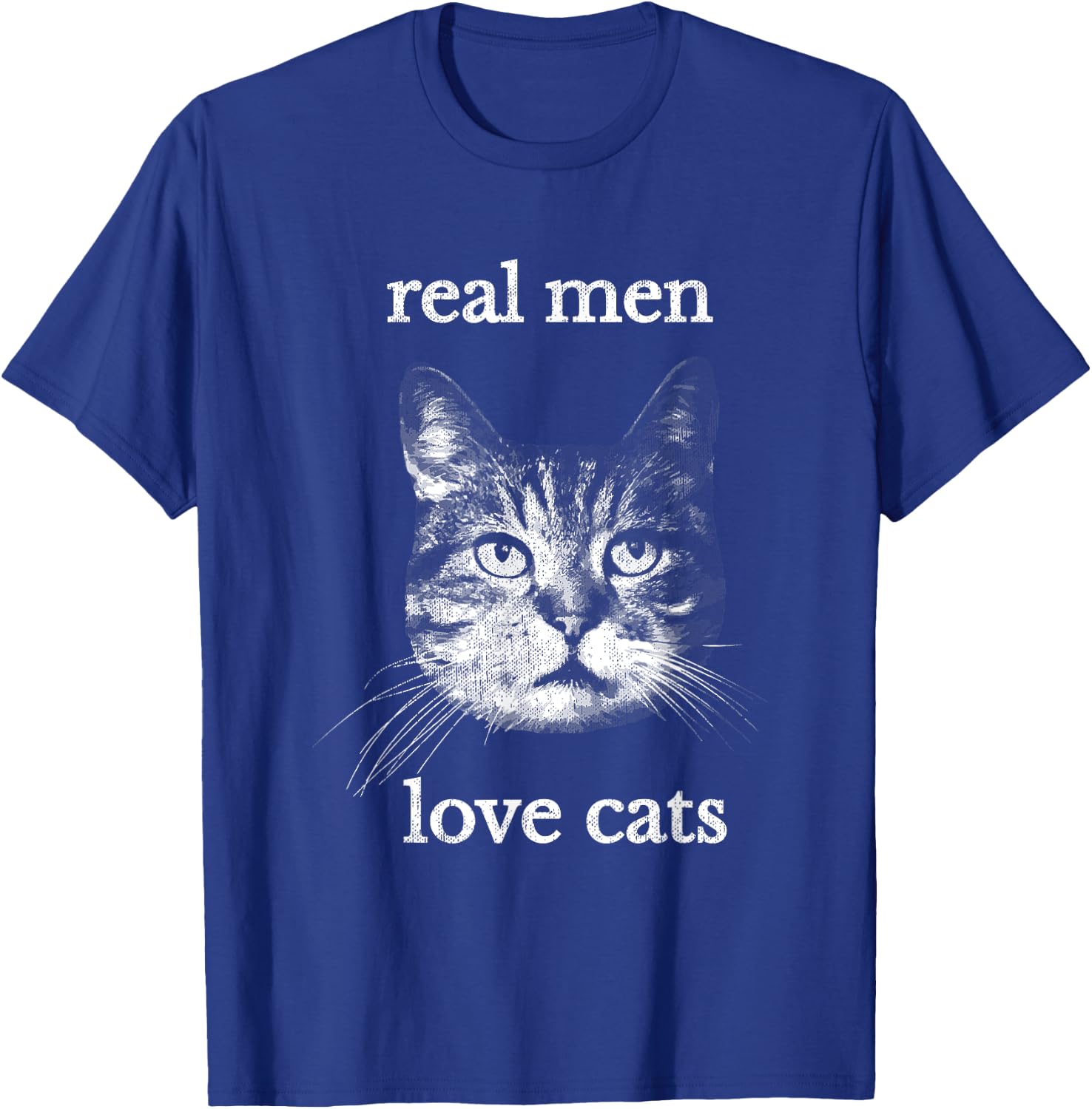 Real Men Love Cats - Cat Lover T-Shirt - T-Shirt | Royal