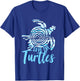 Save The Turtles T-Shirt - T-Shirt | Royal