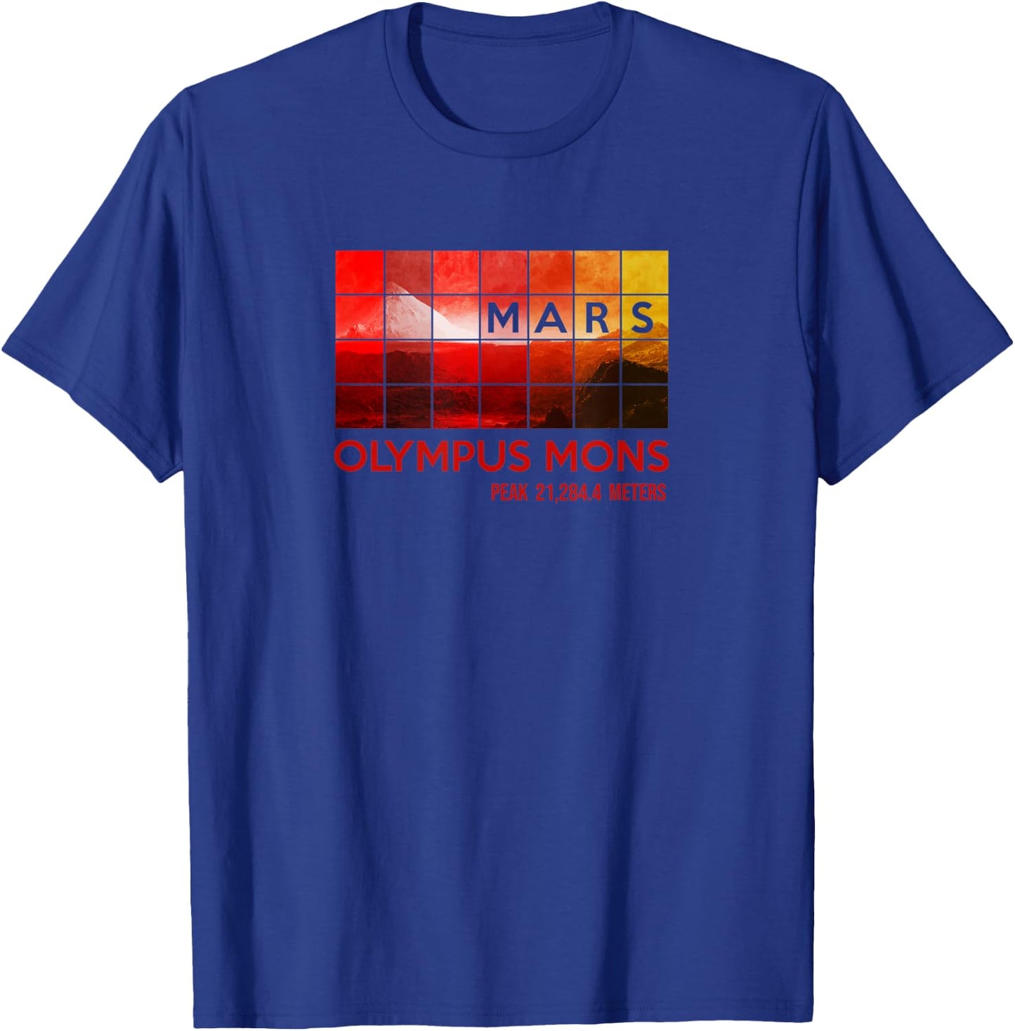MARS Mission Olympus Mons Space Travel Astronomy T-Shirt - T-Shirt | Royal