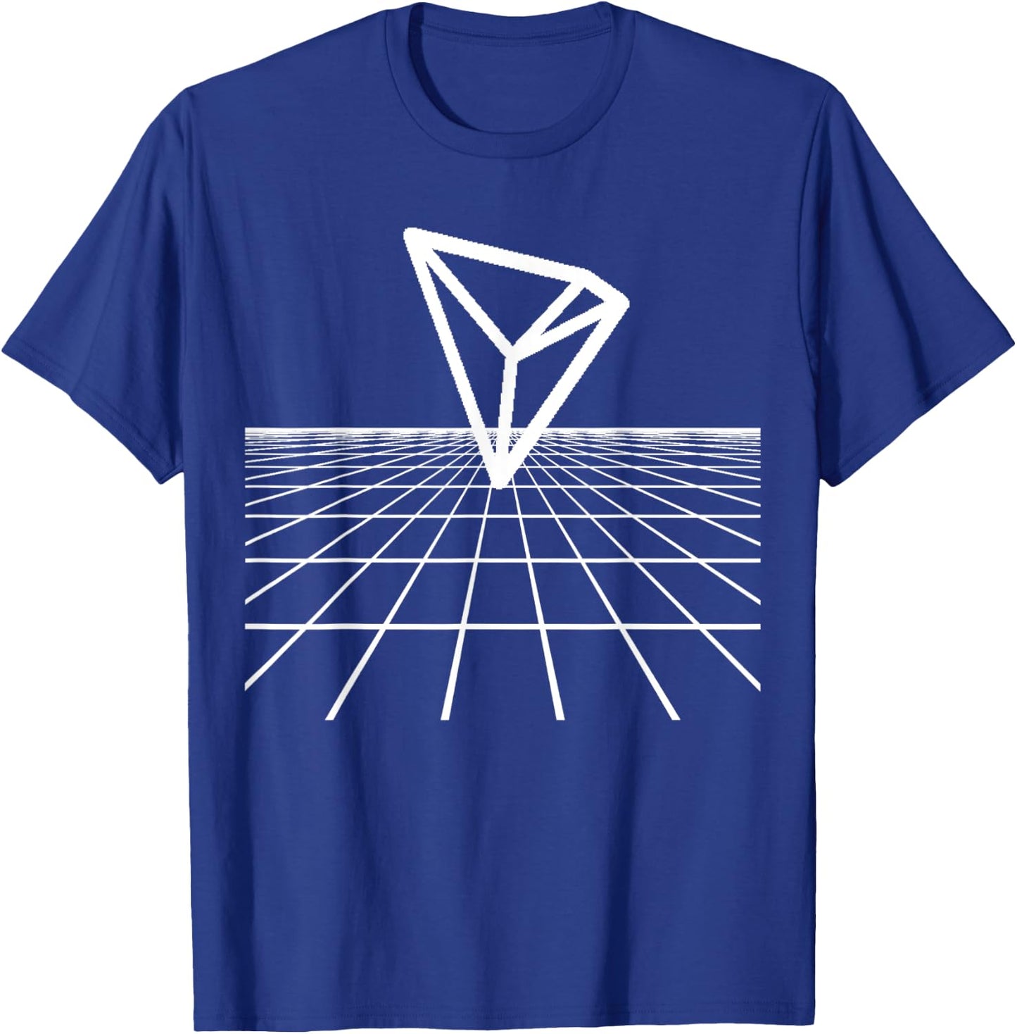 Tron Crypto Logo The Grid TRX T-Shirt - T-Shirt | Royal