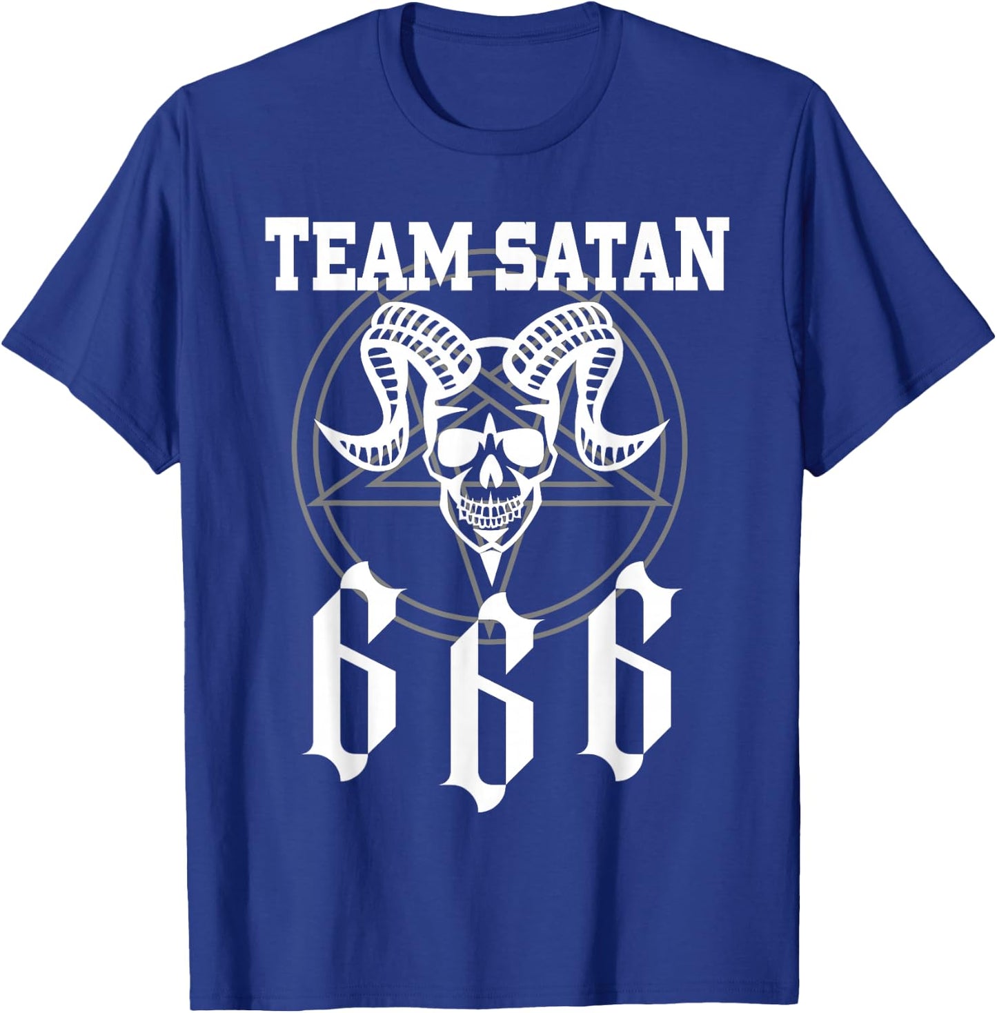 Team Satan 666 Costume T-Shirt - T-Shirt | Royal